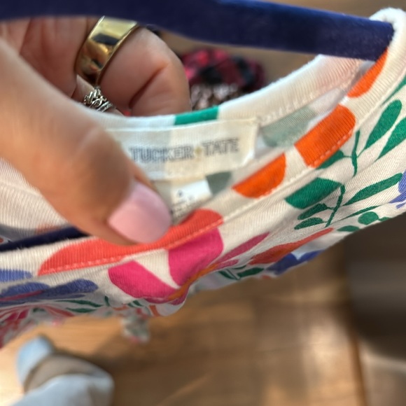 Tucker and Tate cotton flower jumpsuit - Picture 4 of 4